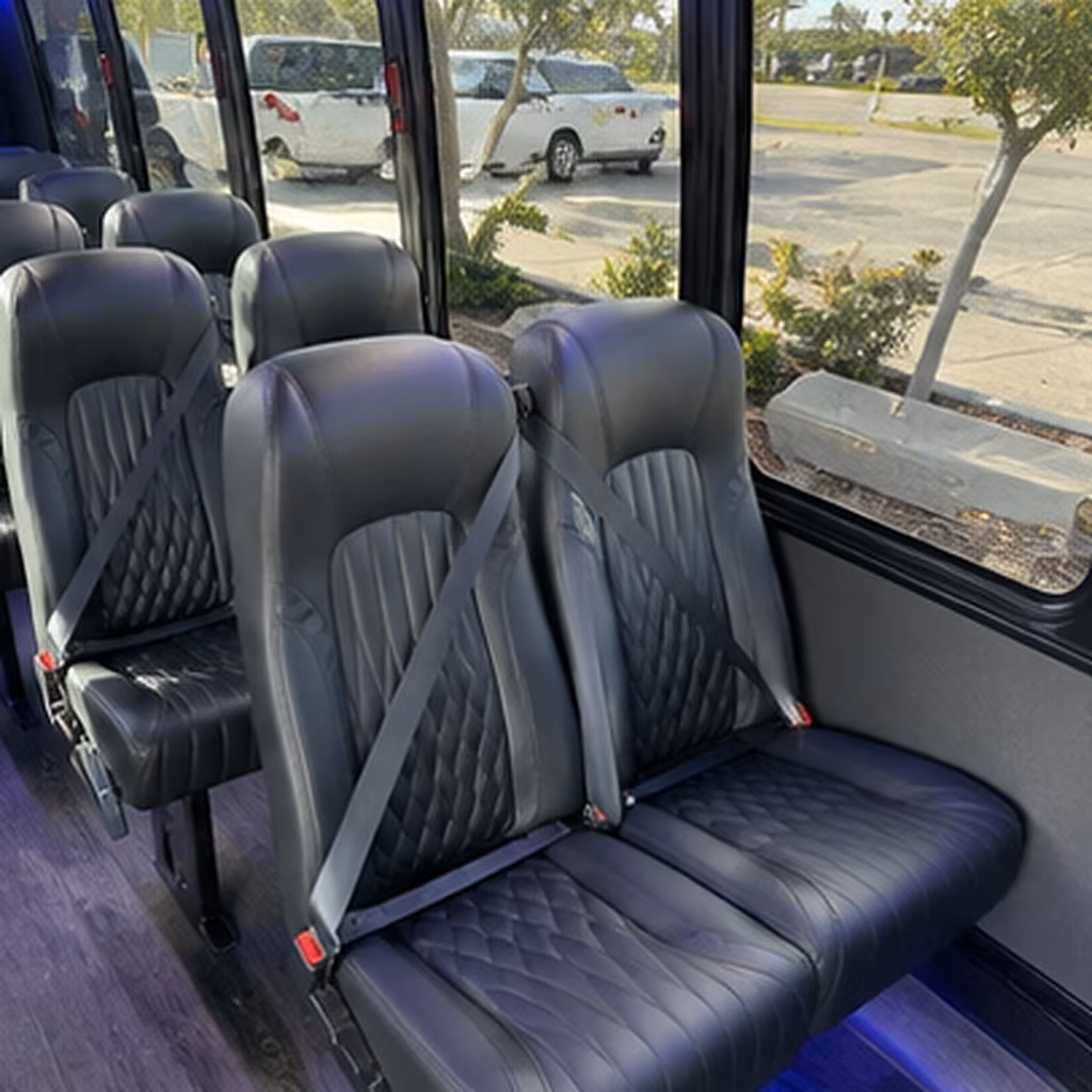 35 passenger minibus inside