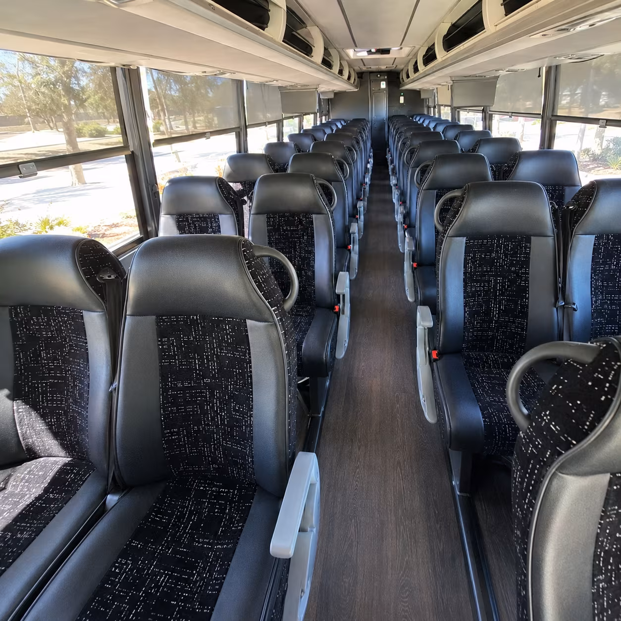 plantation charter bus interior