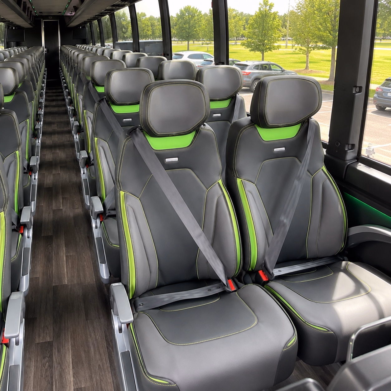 plantation private event transportation onboard seating
