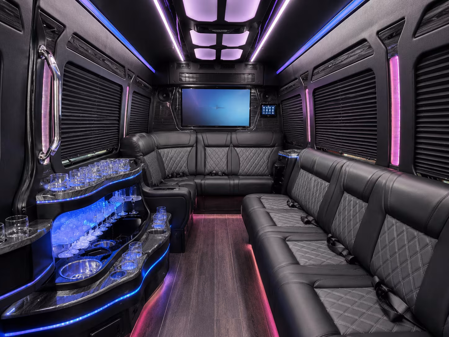 prom and school event bus rentals for plantation students